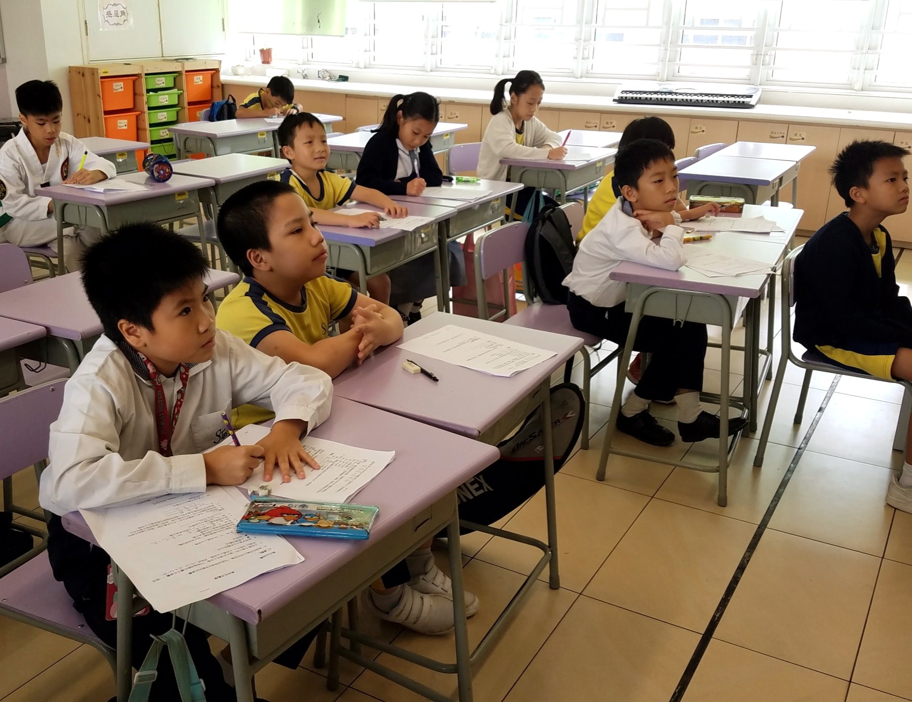 Children learning at Kiddywinks