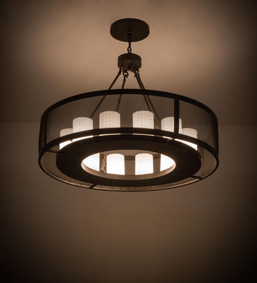 Meyda 42" Wide Loxley Golpe 12 Light Chandelier
