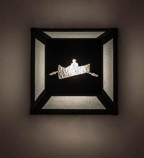 Meyda 10"W Canoe Wall Sconce