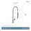 Thumbnail: Cia One-Handle Pre-Rinse Spring Pulldown Kitchen Faucet