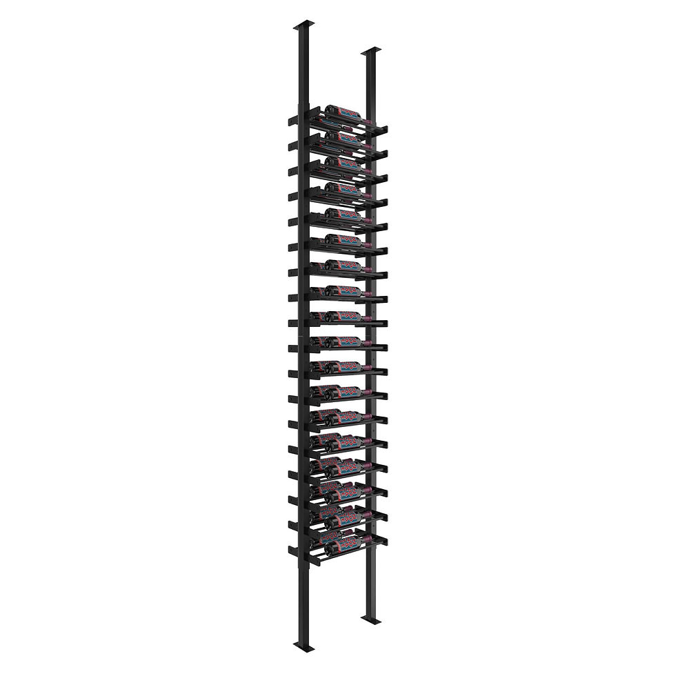 Thumbnail: Evolution Double Sided Wine Wall Post Kit 10 1C (floor-to-ceiling wine