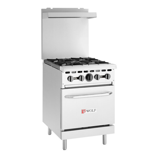 Wolf by Vulcan WX24-4BN WX Series Natural Gas 24″ Manual Range with 4 Burners