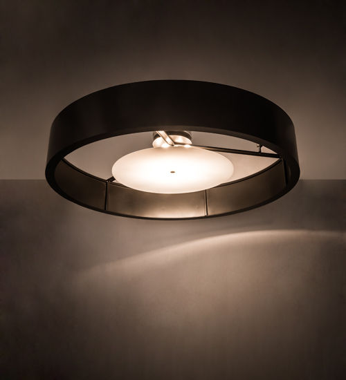 Meyda 72" Wide Cilindro Chic Flushmount