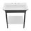 Thumbnail: Ivy 32" Solid Surface Console Sink in Matte Black