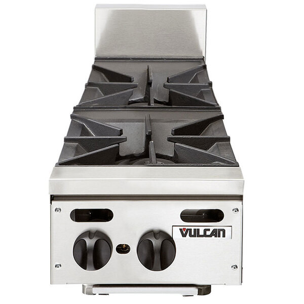 Vulcan VHP212 Natural Gas 12″ 2 Burner Countertop Range – 60,000 BTU