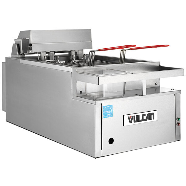 Vulcan CEF40 40 lb. Electric Countertop Fryer – 208V, 3 Phase, 17kW