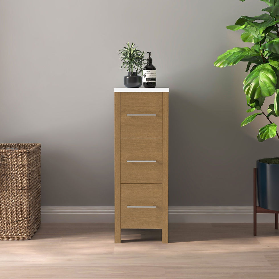 Thumbnail: vanityart Bath Vanity Side Cabinet Only CVB12