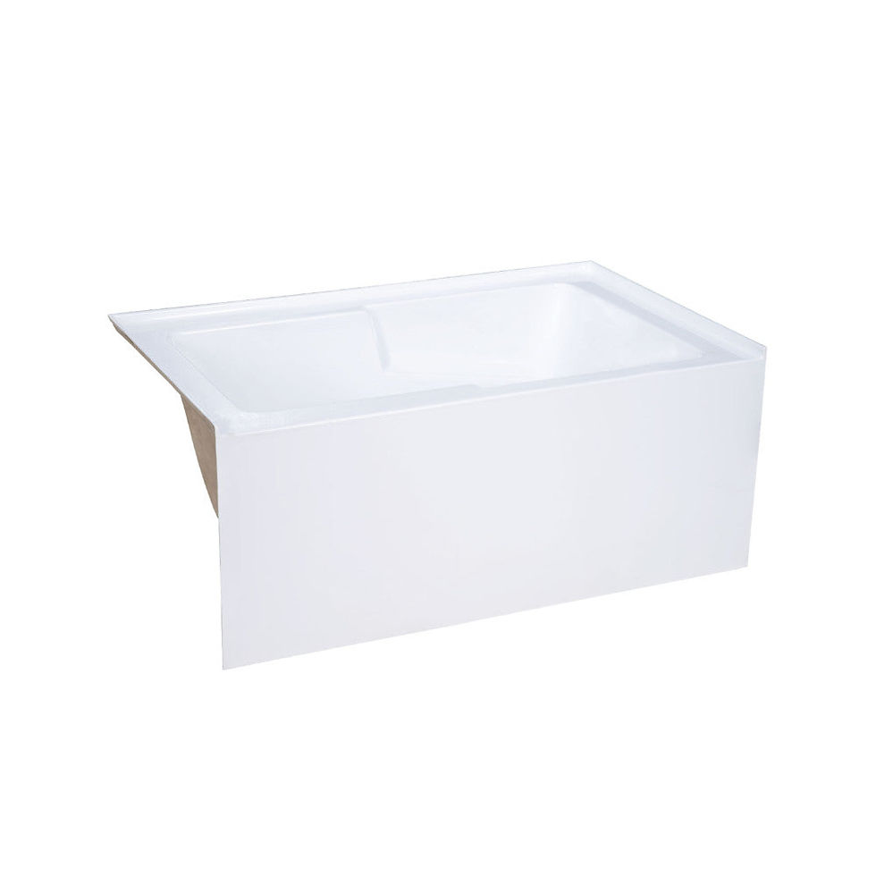 Thumbnail: Swiss Madison Voltaire 48" x 30" Left-Hand Drain Alcove Integrated