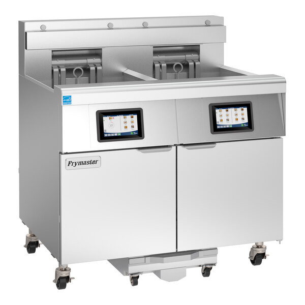 Frymaster FilterQuick 2FQE60U Oil-Conserving Electric Floor Fryer 3692FQE60UB