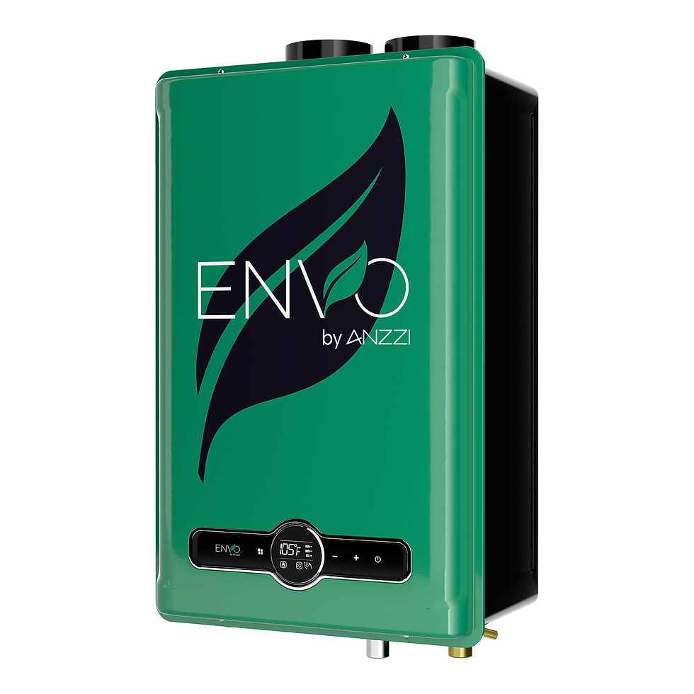 Thumbnail: ANZZI ENVO 199,000 BTU Liquid Propane Tankless Water Heater w/ Copper