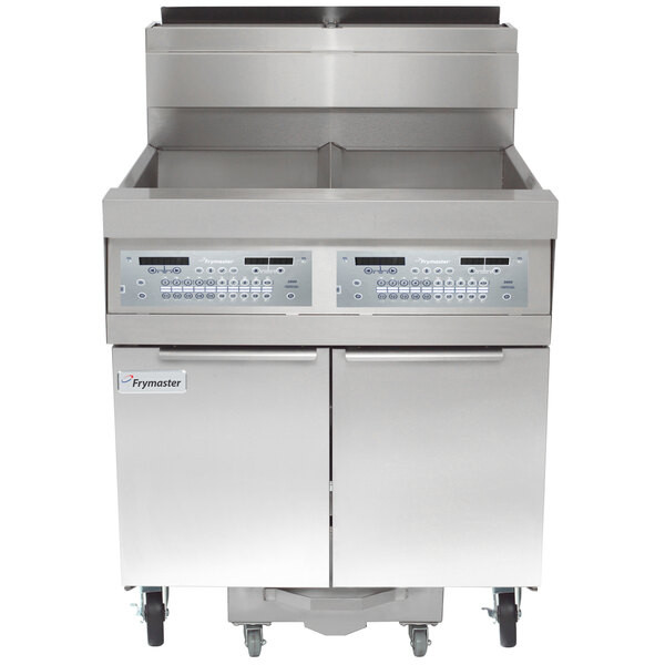 Frymaster SCFHD260G 160 lb. 2 Unit Natural Gas Floor Fryer System with SMART4U 3