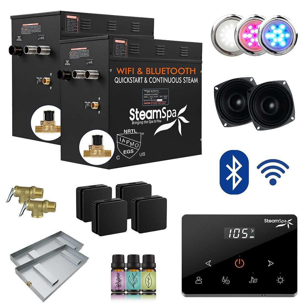 Thumbnail: Black Series Wireless Deluxe Package with New Square Steam Heads