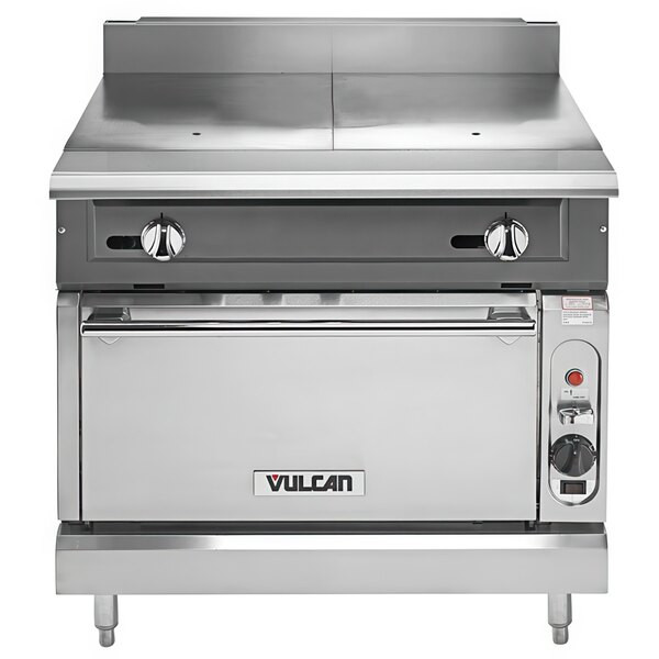 Vulcan V236HC-LP V Series Liquid Propane 2 Burner Heavy-Duty Range with 36″ Hot