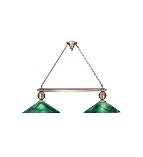 Meyda 48"L Deco Ball Mente Swirl 2 LT Island Pendant