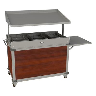 Cadco CBC-GG-B3-L5 MobileServ® Standard Grab & Go Merchandising Cart