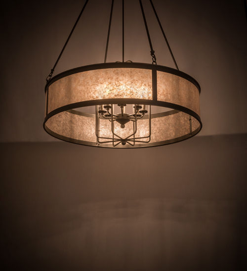 Meyda 42" Wide Craftsman Jaula Chandelier