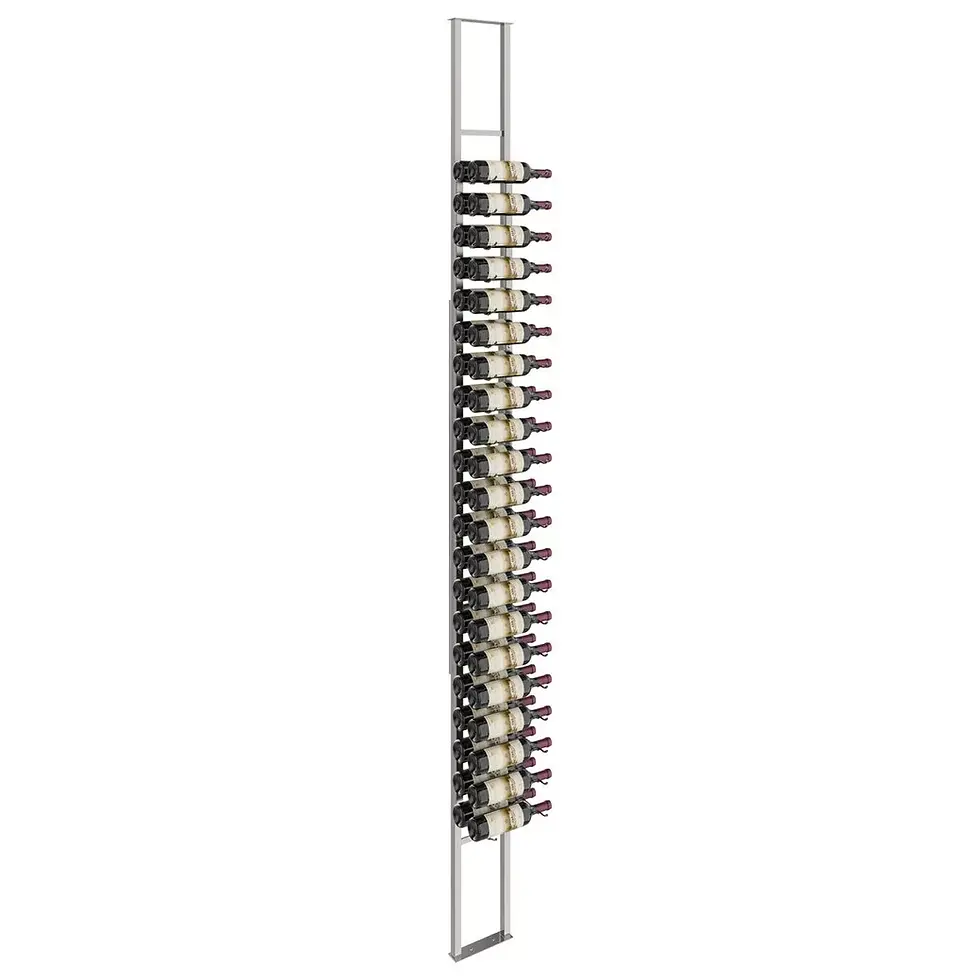 Thumbnail: W Series Single Sided Floating Wine Rack 10 (floor-to-ceiling display)