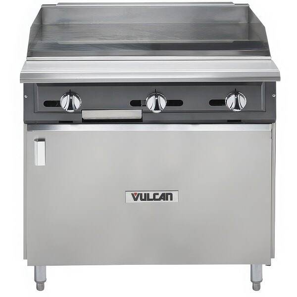 Vulcan VGMT36B-LP V Series 36″ Liquid Propane Heavy-Duty Thermostatic Range