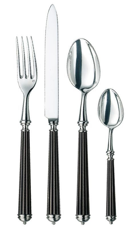Alain Saint Joanis Lignes Black Carving Set – 2 Pieces