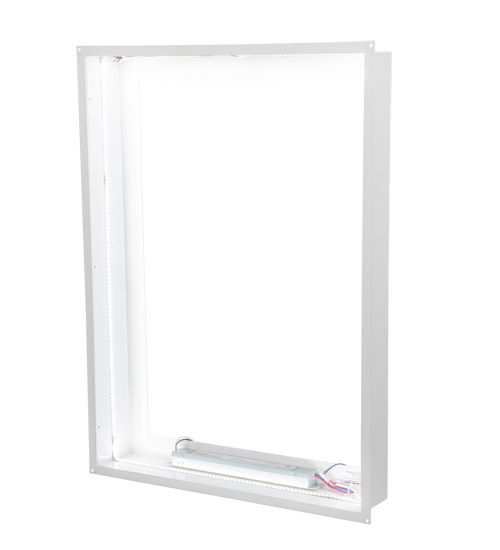 Meyda 23" Wide X 31" High White LED Backlit Window Box