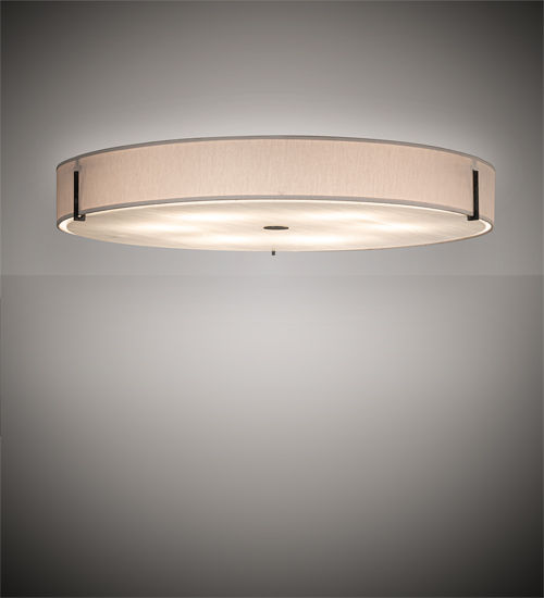 Meyda 30" Wide Cilindro Textrene Flushmount