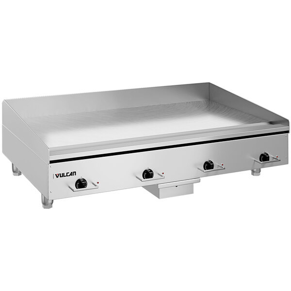 Vulcan RRE48E 48″ Electric Countertop Griddle with Rapid Recovery Plate and Snap