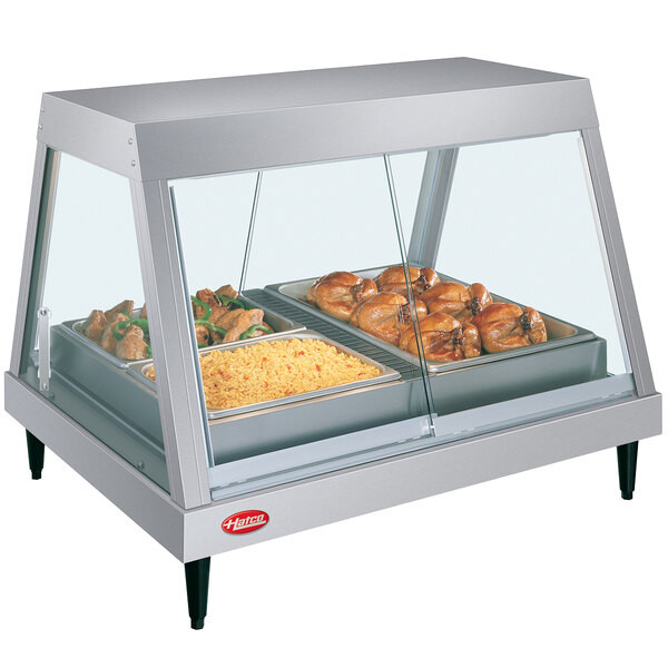 Hatco GRHD-2P Stainless Steel Glo-Ray 32 1/2″ Full Service Single Shelf Merchand