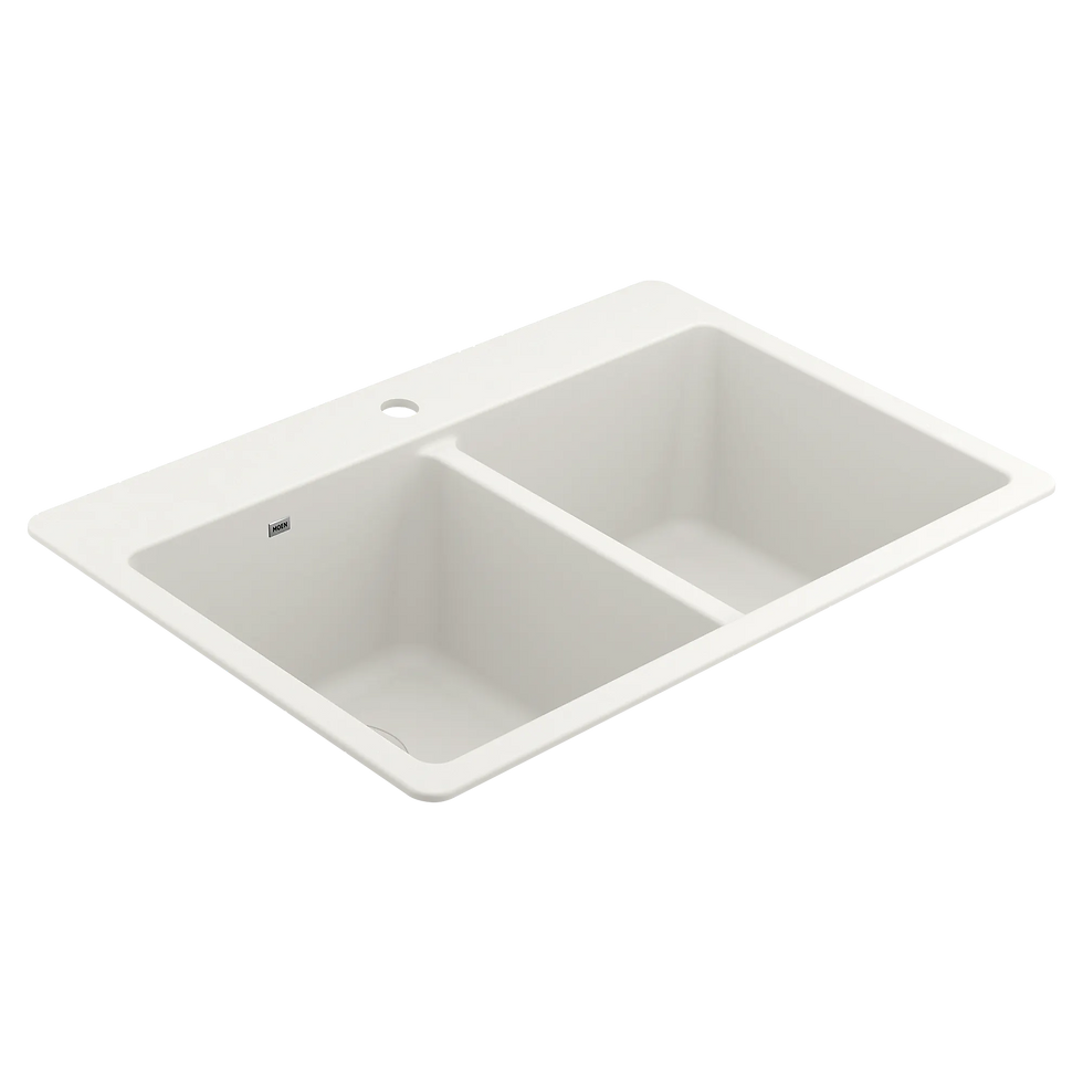 Thumbnail: Host 33" Granite Dual Mount Double Bowl Sink