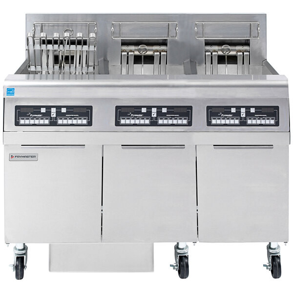 Frymaster FPRE314 High Efficiency Electric Floor Fryer w/ (3) 50 369FPRE314CD