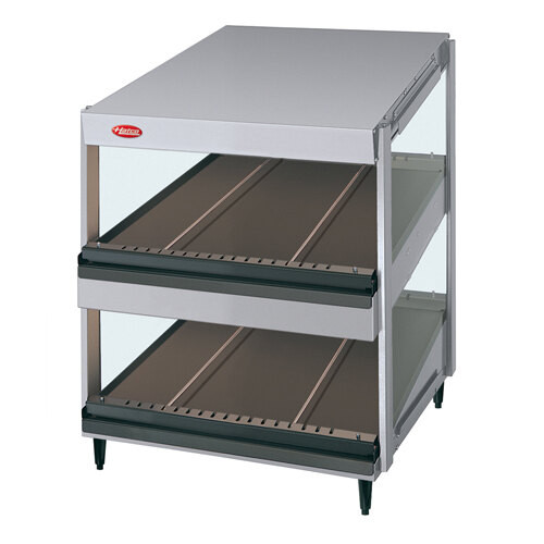 Hatco GRSDS-52D Glo-Ray 52″ Slanted Double Shelf Merchandiser – 120/208V