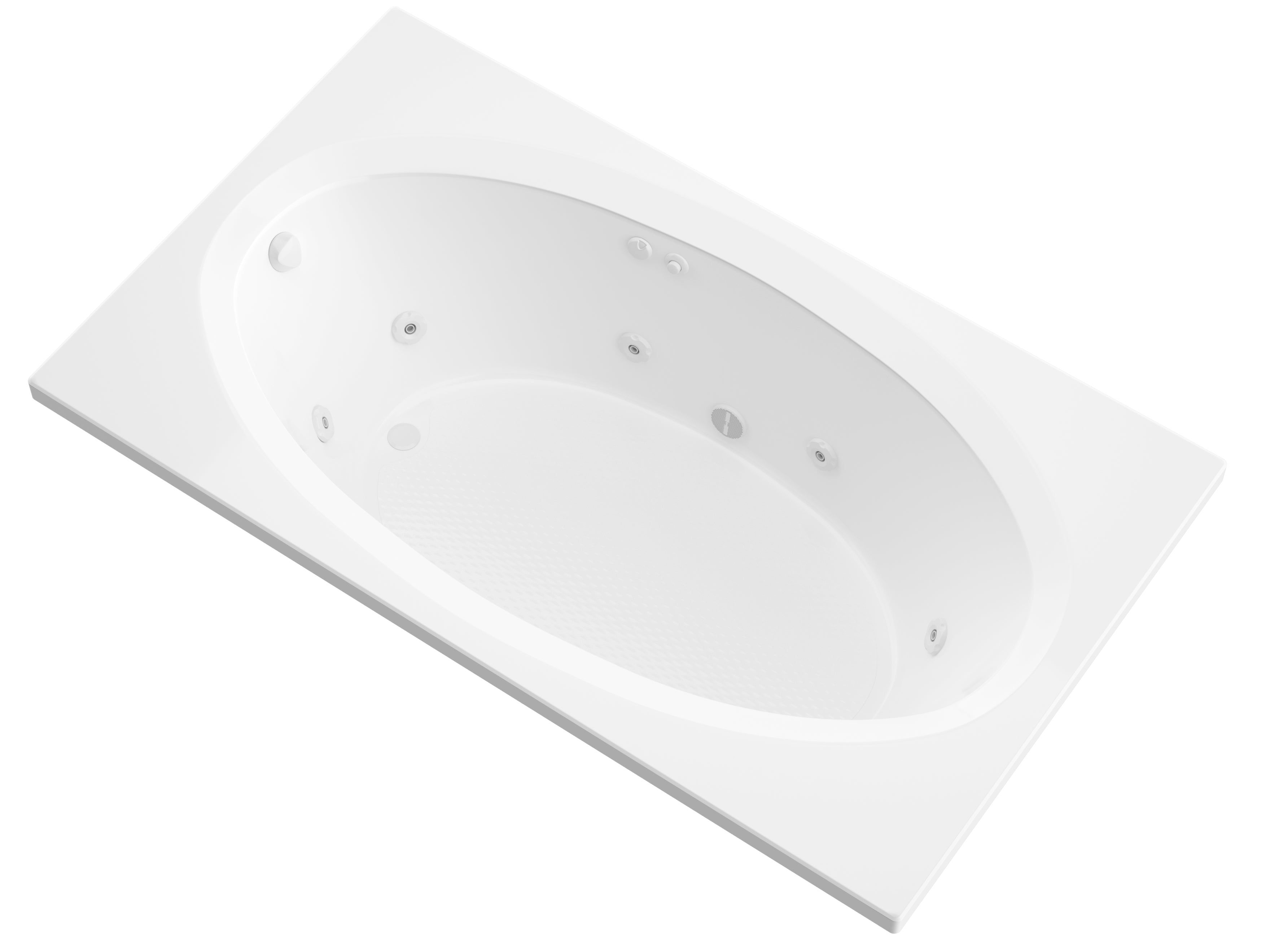 Atlantis Whirlpools Vogue 42 x 72 Rectangular Whirlpool Jetted Bathtub 4272VWL