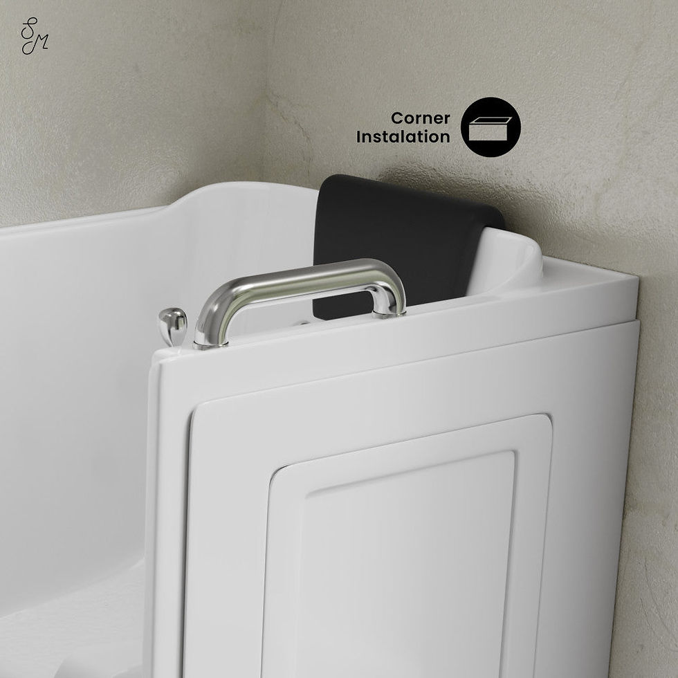 Thumbnail: Swiss Madison - well made forever Auvergne 53" x 27" ADA Left Drain
