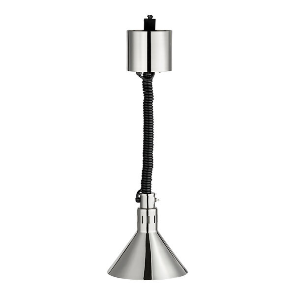 Hatco DL-775-RTL Standard Retractable Cord Track Mount Heat Lamp with Bright Nic
