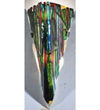 Meyda 8"W Metro Fusion Penna Di Pavone Wall Sconce