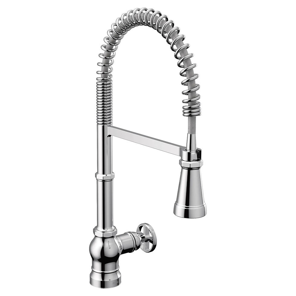 Thumbnail: Paterson One-Handle Pre-Rinse Spring Pulldown Kitchen Faucet