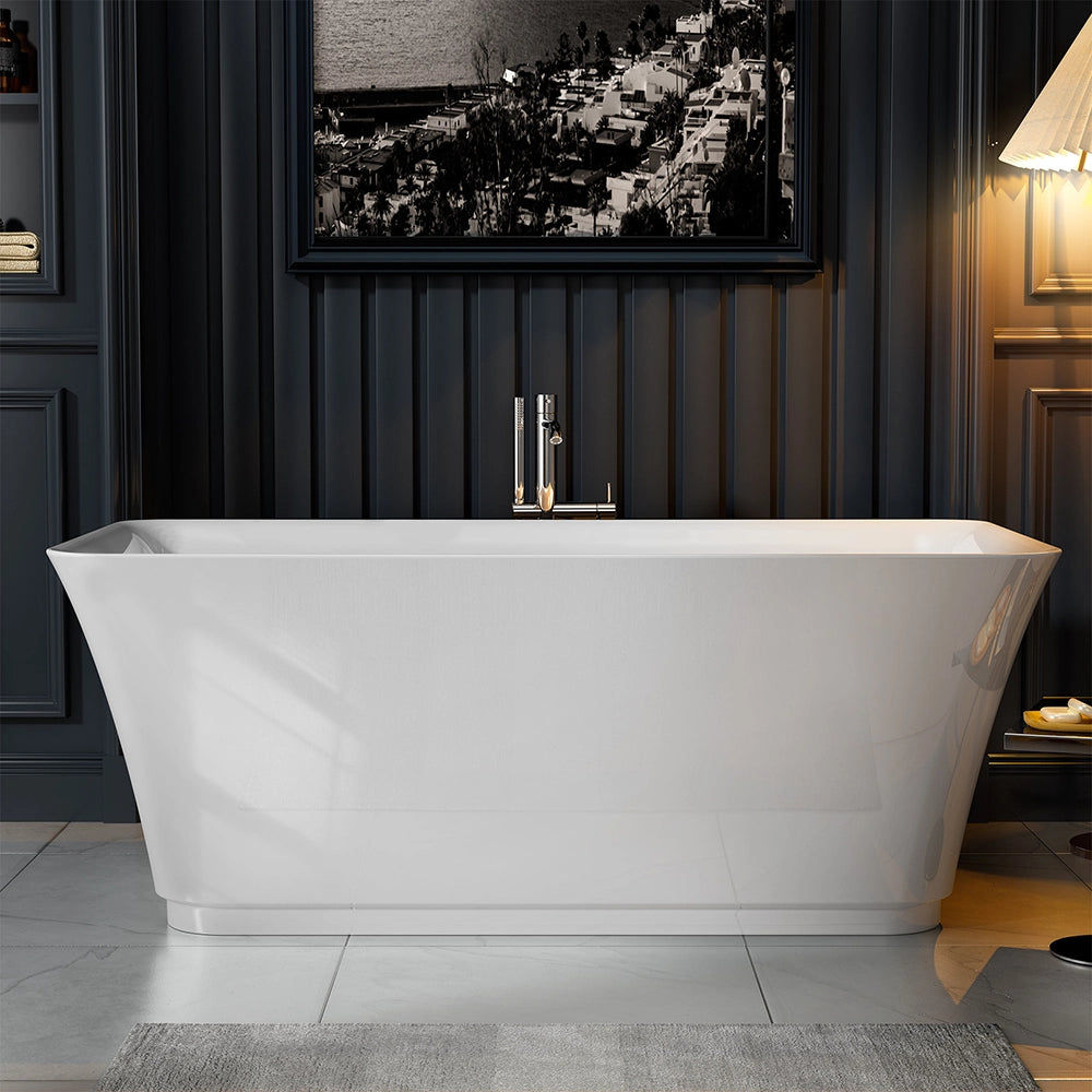 Empava 59 in. Freestanding Soaking Bathtub - EMPV-59FT1511 EMPV-59FT1511
