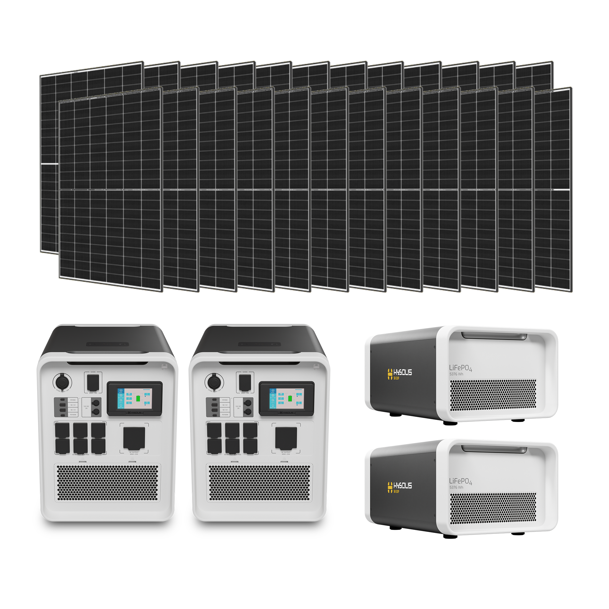 Hysolis Apollo 5K • Heavy Duty 240V Kit 6kW Output | 22kWh Storage | 9.8kW Sola