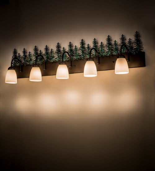Meyda 48"W Tall Pines 5 Light Vanity