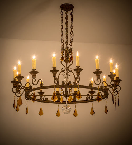 Meyda 48" Wide Peak 16 Light Chandelier