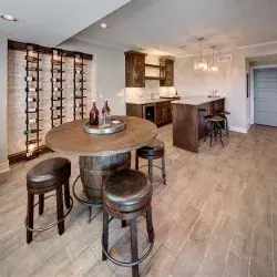 Thumbnail: W Series Wine Rack Frame Backer Bar (floor-to-ceiling wine rack component)