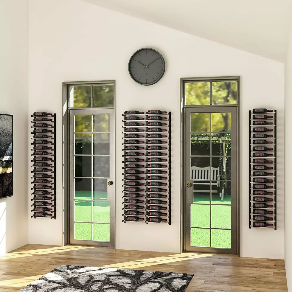 Thumbnail: Evolution Wine Wall 75 1C (wall mounted metal wine rack)