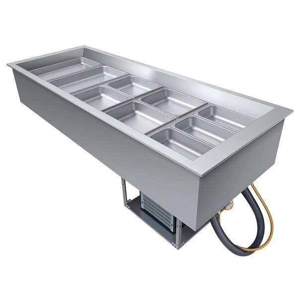 Hatco CWBP-5 Five Pan Drop-In Refrigerated Cold Food Well with Drain – 120V