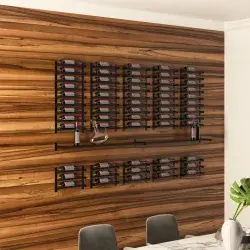 Thumbnail: Evolution Wine Wall 5 1C (wall mounted metal wine rack)