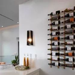 Thumbnail: Vino Pins Flex 45 (wall mounted metal wine rack system)