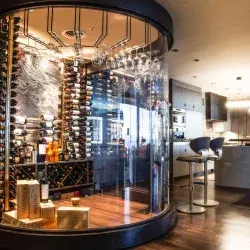 Thumbnail: W Series Big Bottle Rack (wall mounted metal wine storage for 3L – 6L