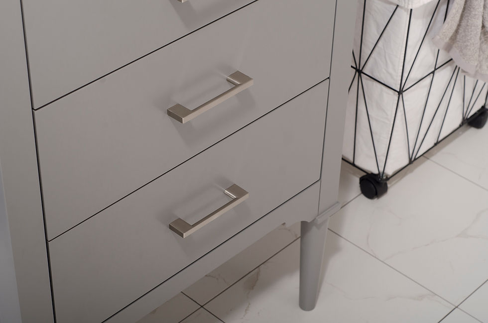 Thumbnail: Design Element Bath Kitchen Mason 24" Single Sink Vanity w/ Porcelain
