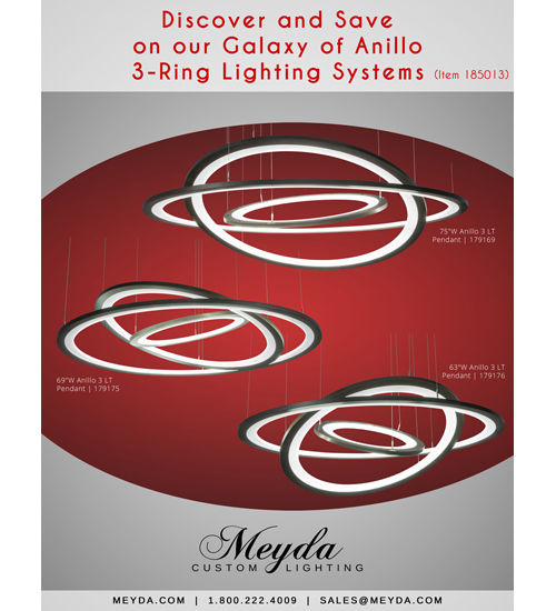 Meyda Anillo 3 Pendant System