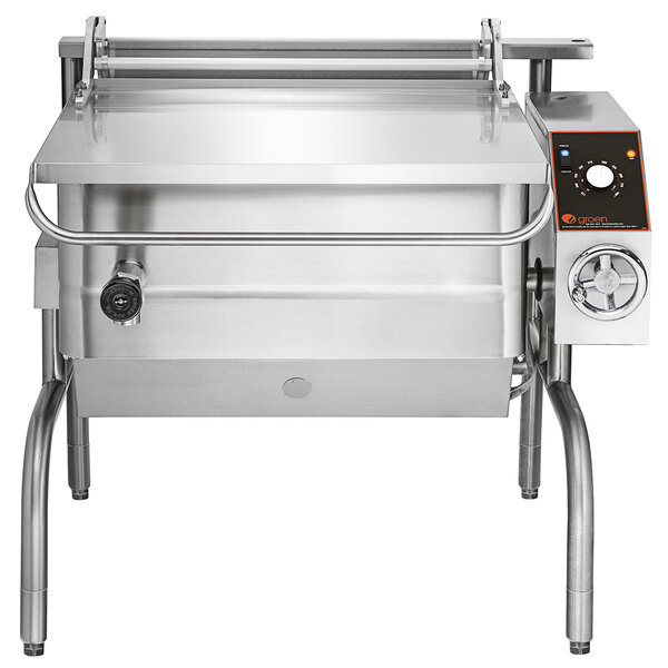 Groen BPM-40EC 240/1 Stainless Steel 40-Gallon Tilting Electric Braising Pan – 2