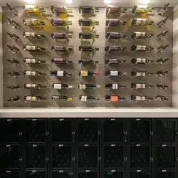 Thumbnail: Case & Crate Locker Doors (freestanding metal wine rack accessory)