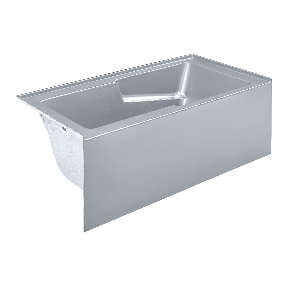 Thumbnail: Swiss Madison Voltaire 60" x 32" Left-Hand Drain Alcove Bathtub w/